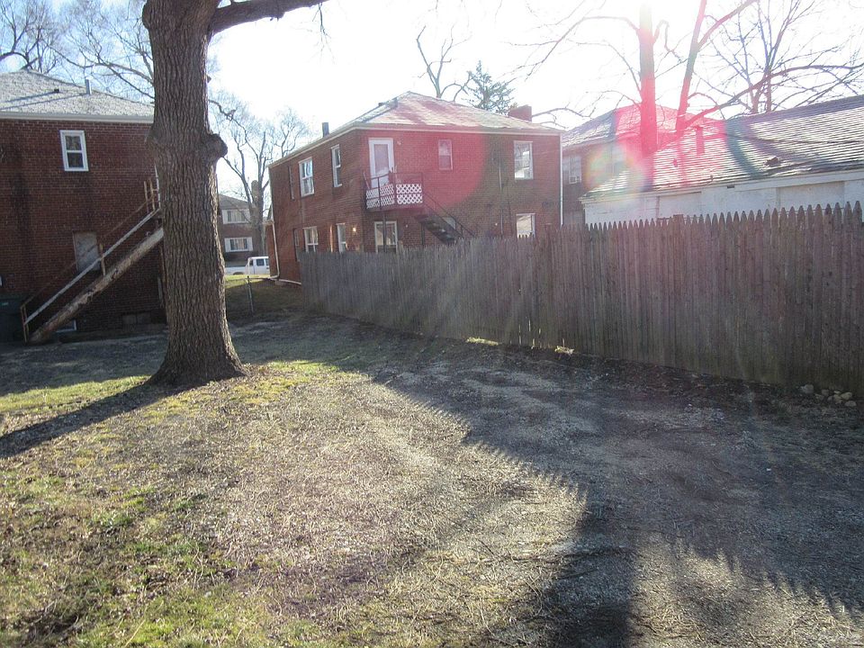 fenced yard