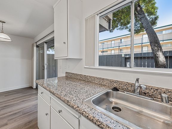 All of our kitchens feature a large window to brighten up the space.