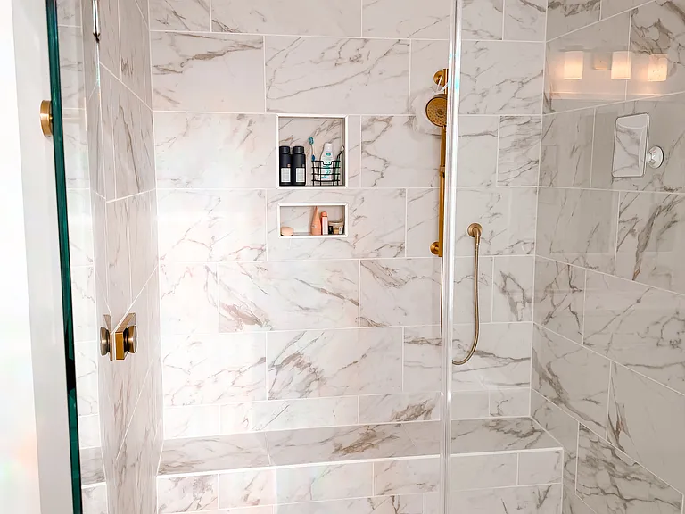 Three showerheads digitally controlled by Kohler Anthem