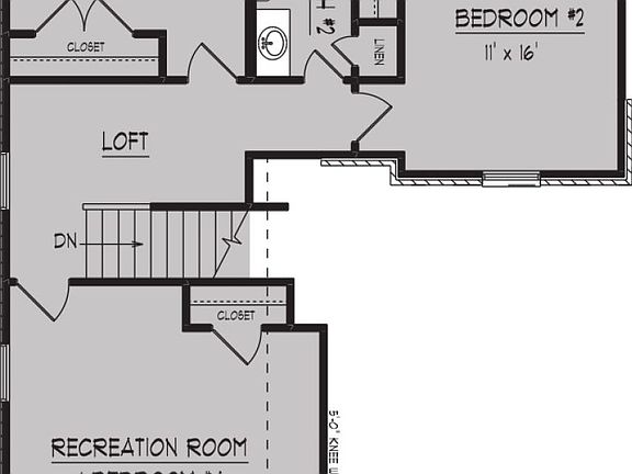 Maddow Floorplan Second Floor