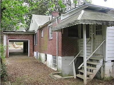 Back and side of house