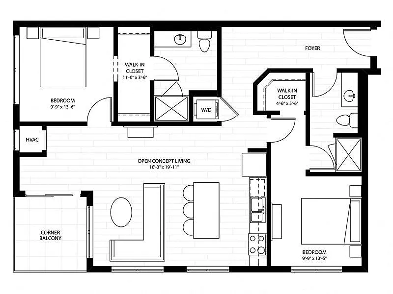 Floor plan Stockholm 9