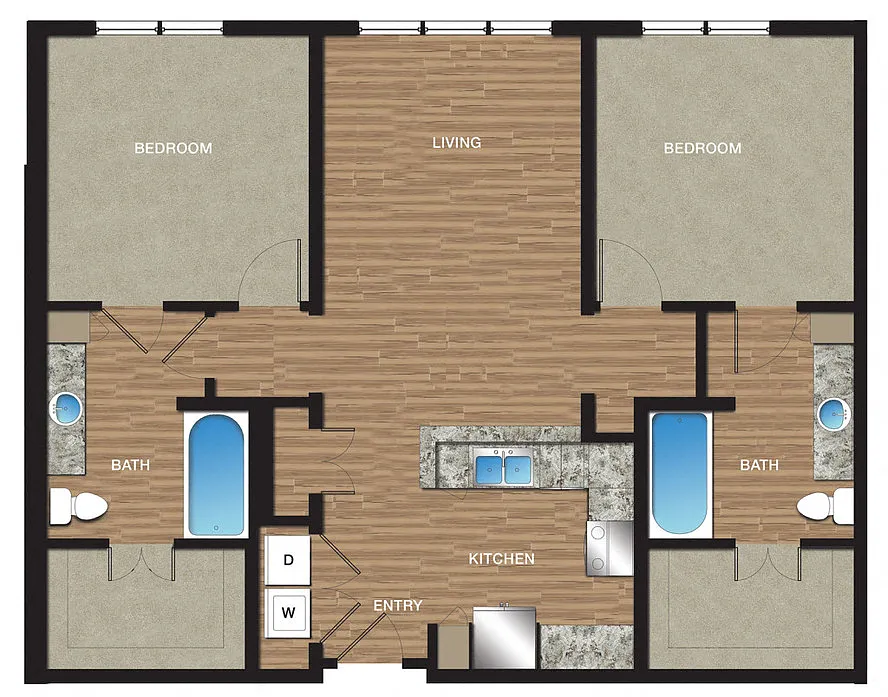 Floor plan B3