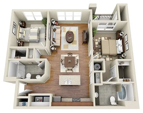 Floor plan B2B