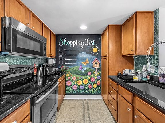 Chalkboard wall
