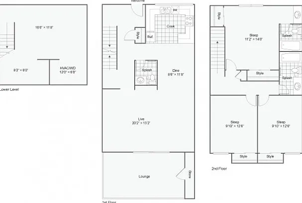 Buckingham Townhomes | 1752 Square Foot Townhome Buckingham Townhomes | 1752 Square Foot Townhome