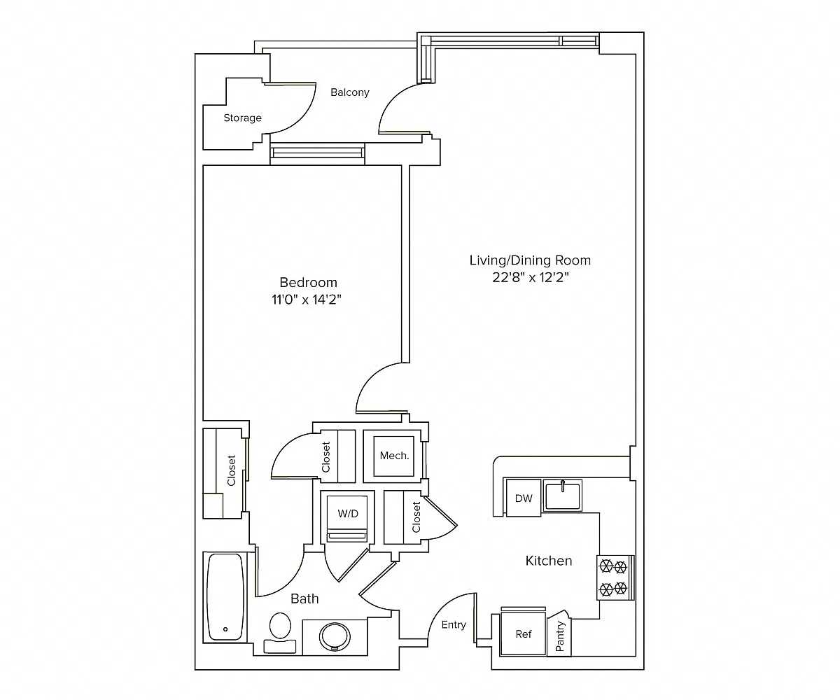 Floor plan A12