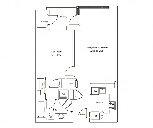 Floor plan A12