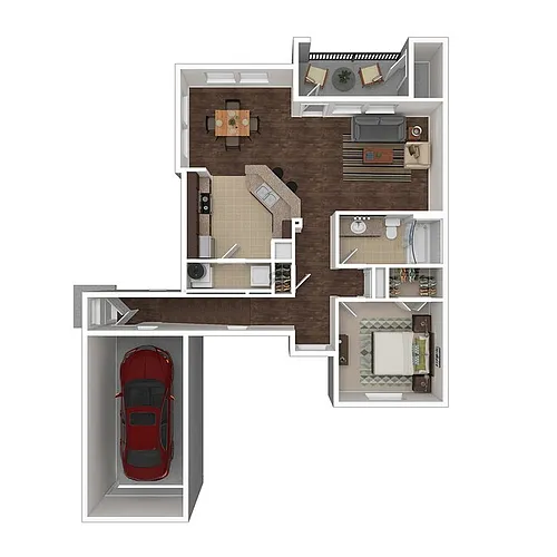 Floor plan A1-Townhome