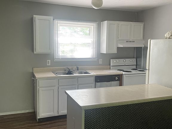 Updated flooring in kitchen