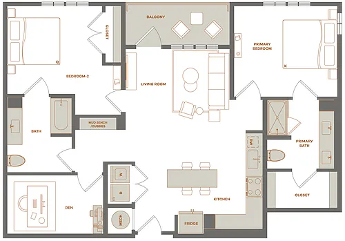 Floor plan C1a