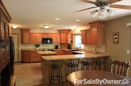 Spacious kitchen
						:
						Cabinets on 4 sides of kitchen and island. All kitchen appliances are included.