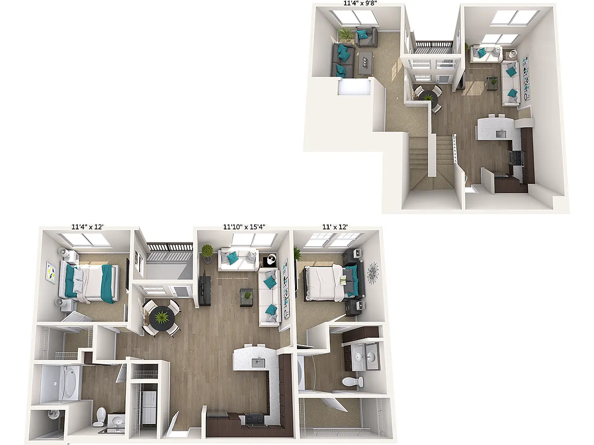 Floor plan B21L