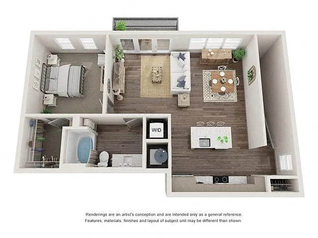 Floor plan A1E