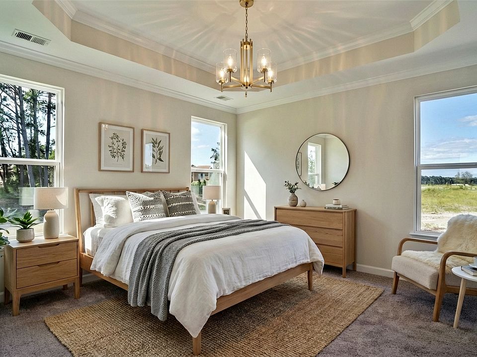 Actual Home with Virtual Staging - Owner s Suite