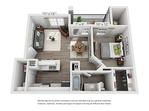 Floor plan Hawthorne Partial Upgrade