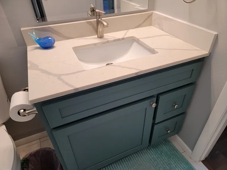 New Vanity Guest Bathroom
