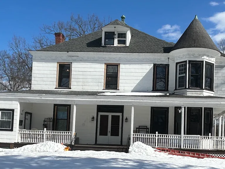 Sun drenched home with covered porch