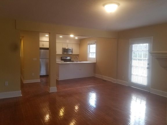 Open living floor plan