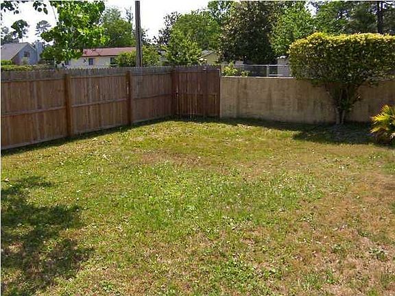 Back yard with potential