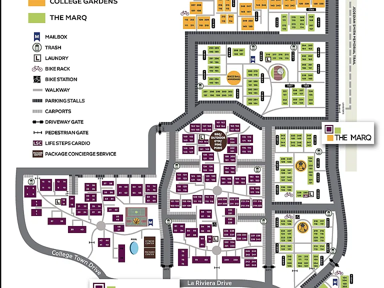 University River Village Full Site Map