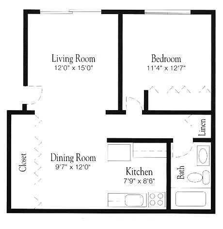 Floor plan Abbey