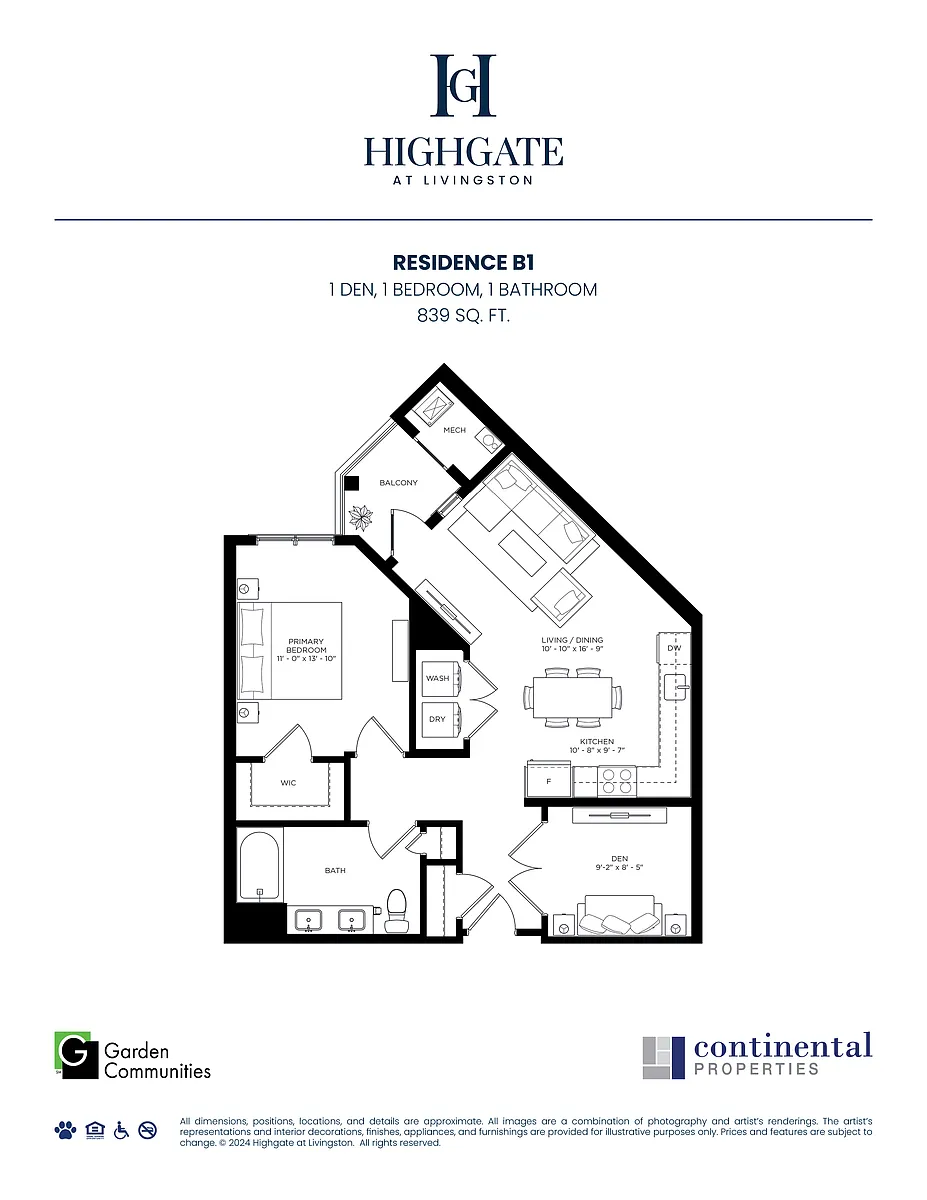 Floor plan B1