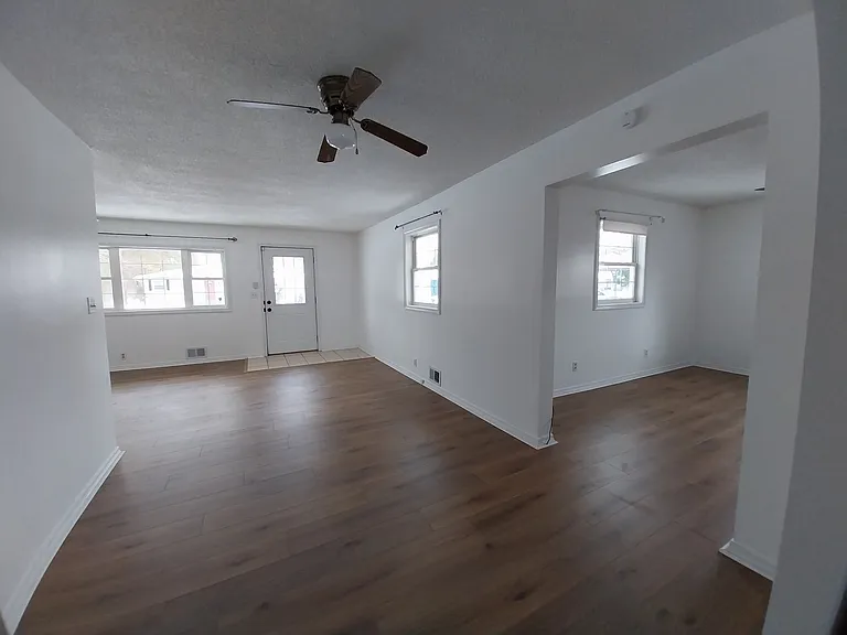 Living Room and Dining room to the right