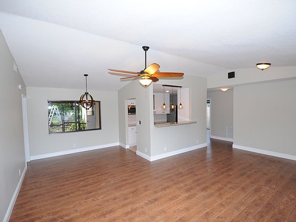 spacious living & den area