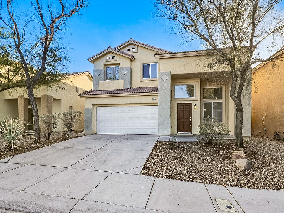 #GuardianRealty 3616 Tuscany Ridge 4 bedroom NLV Rental Home Front View_12032025