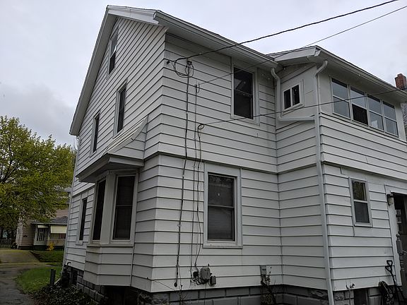 rear of home,  second floor porch