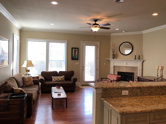 Open floor plan family room.