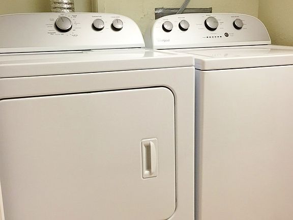 Full size washer and dryer