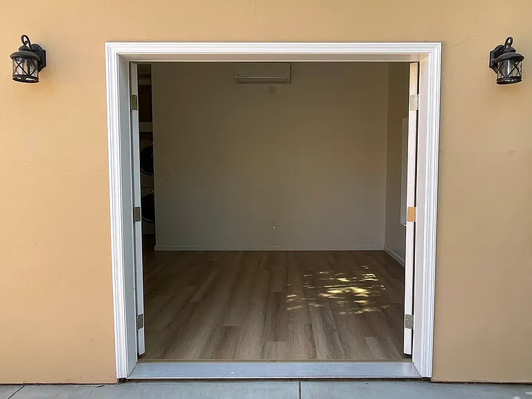 Large double doors