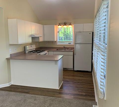 Open concept kitchen.