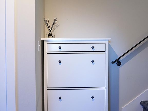 shoe closet on the first floor