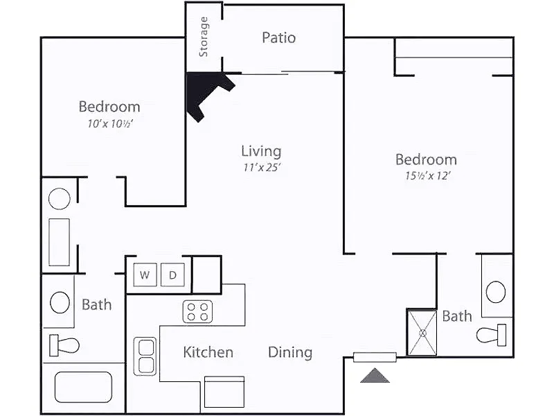 Floor plan Indigo Bush