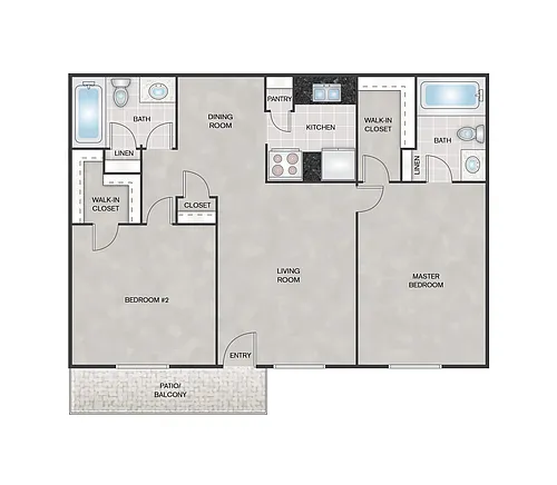 Floor plan Hickory