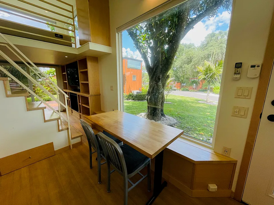 Dining/Work Table with Great View of Escape Tampa Bay Village
