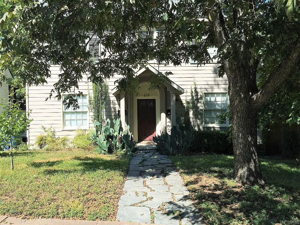 Shaded front entry