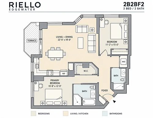 Floor plan 2B2BF2