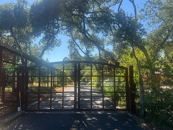 The property is fenced and gated