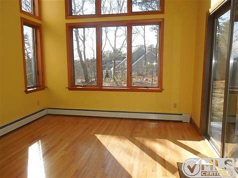 Dining Room with brilliant sunshine