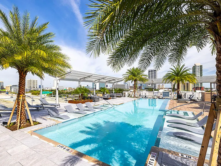 Rooftop Infinity Pool |The Station at San Marco| Jacksonville, FL