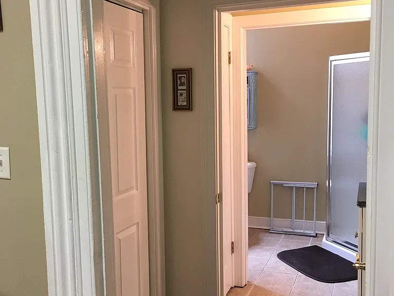 Hall into Bathroom