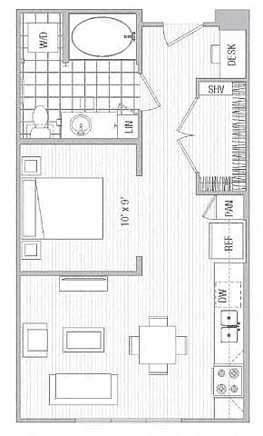 Floor plan 0X1 D1-E