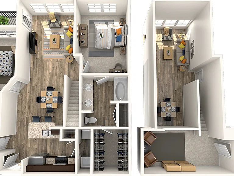 2 Bedroom, 2 Bath 2 Bedroom, 2 Bath