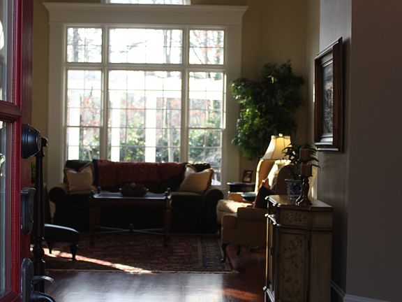 entry and living room