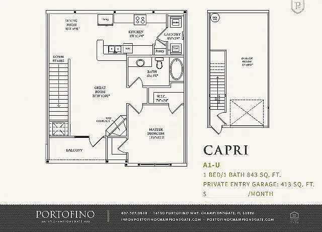 Capri Floor Plan Capri Floor Plan