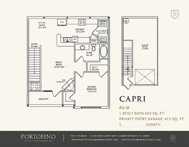 Floor plan Capri